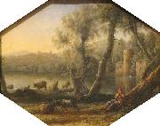 Claude Lorrain Pastoral Landscape oil painting reproduction